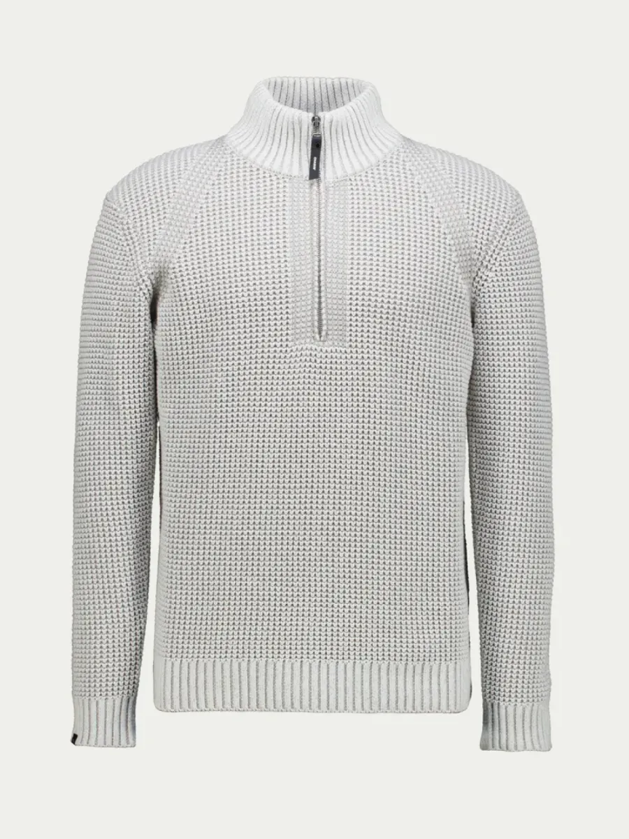 Chasin-Oliver dual half zip-31140005-E8007 Glacier grey-GRIJS