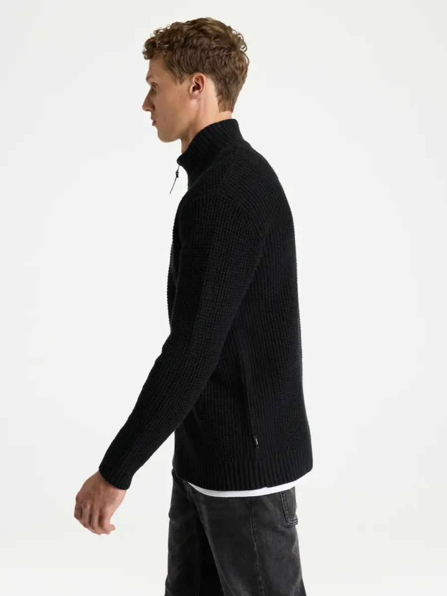 chasin-oliver-zip-31150010-e9001-jet-black-zwart-3 Chasin-Oliver zip-31150010-E9001 Jet black-ZWART