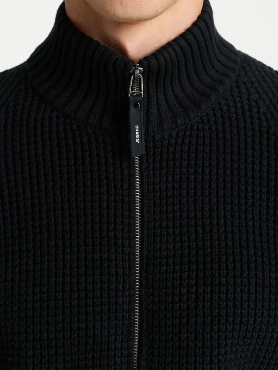 chasin-oliver-zip-31150010-e9001-jet-black-zwart-4 Chasin-Oliver zip-31150010-E9001 Jet black-ZWART