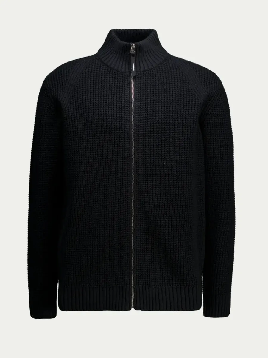 Chasin-Oliver zip-31150010-E9001 Jet black-ZWART
