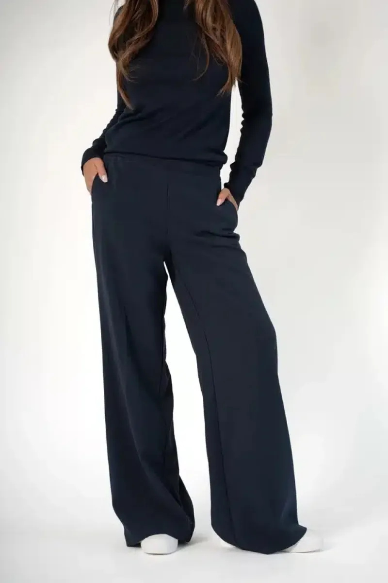 Corel-Lior Pants Wide Uni Destri-1007-8701-160 Night Sky-NAVY