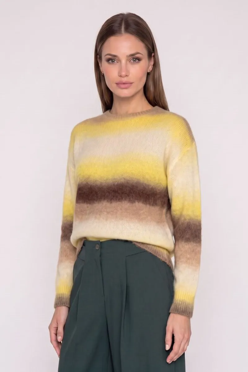 due-amanti-weaves-yellow-choco-stripes-geel-2 Due Amanti--Weaves-Yellow choco stripes-GEEL