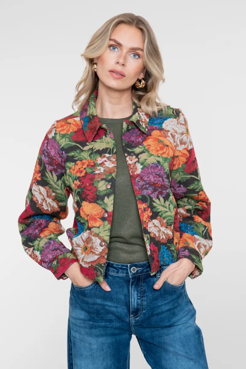 GEISHA-Jacket-65908-20-775 Brown/green-BRUIN