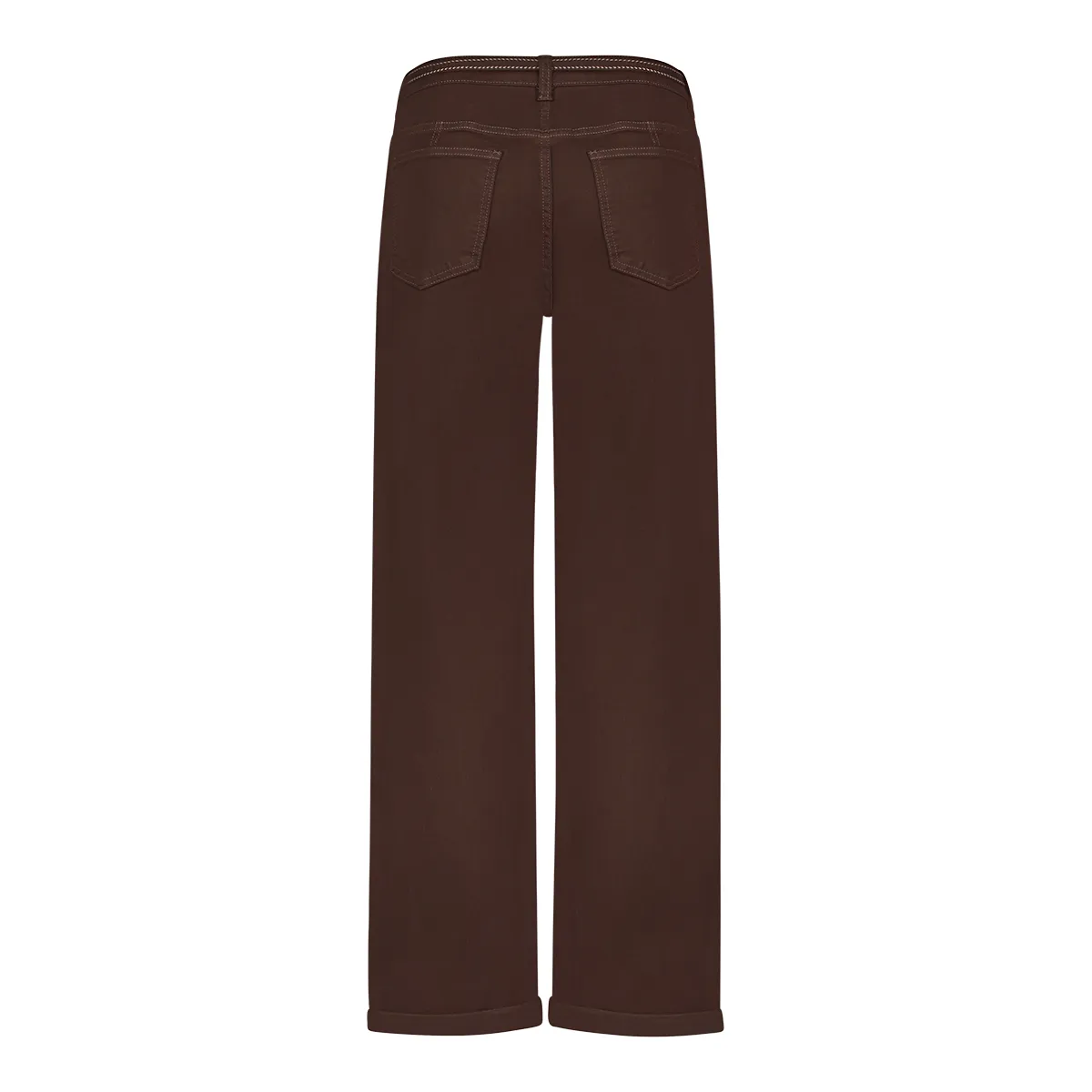 GEISHA-Jeans balloon linen mix-61813-10-775 Brown-BRUIN