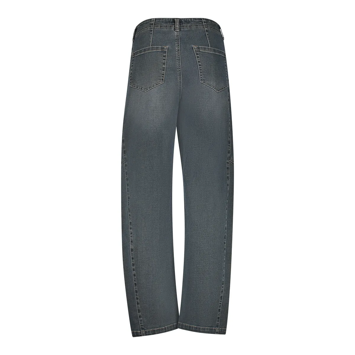 GEISHA-Jeans barrel-61809-10-810 Blue denim tinted-DENIM