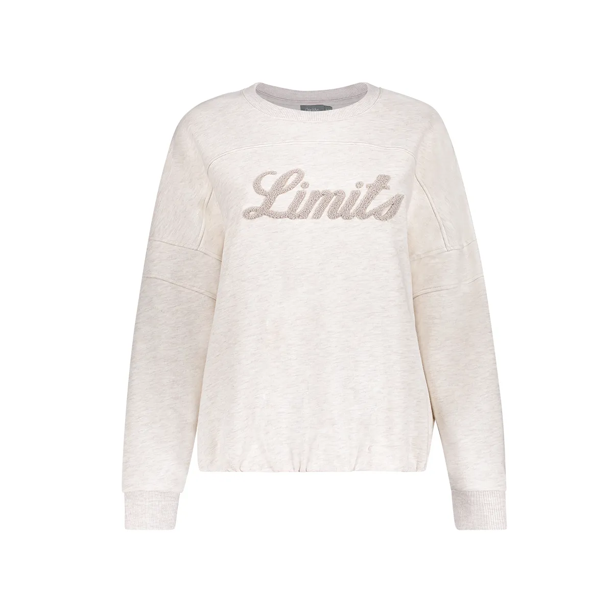 GEISHA-Sweater patches limits-62871-24-715 Beige melange-BEIGE