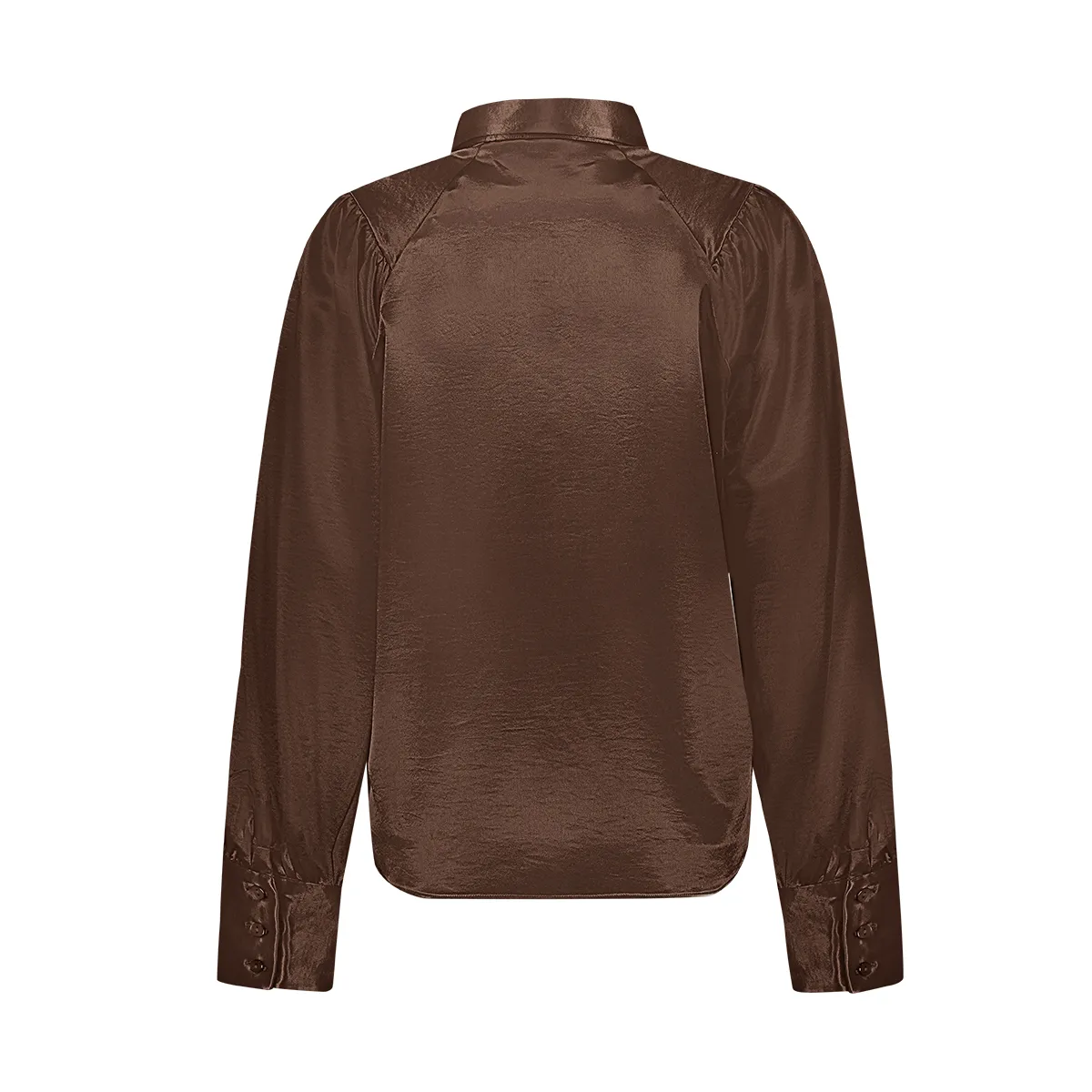 GEISHA-Top satin-63855-21-775 Brown-BRUIN