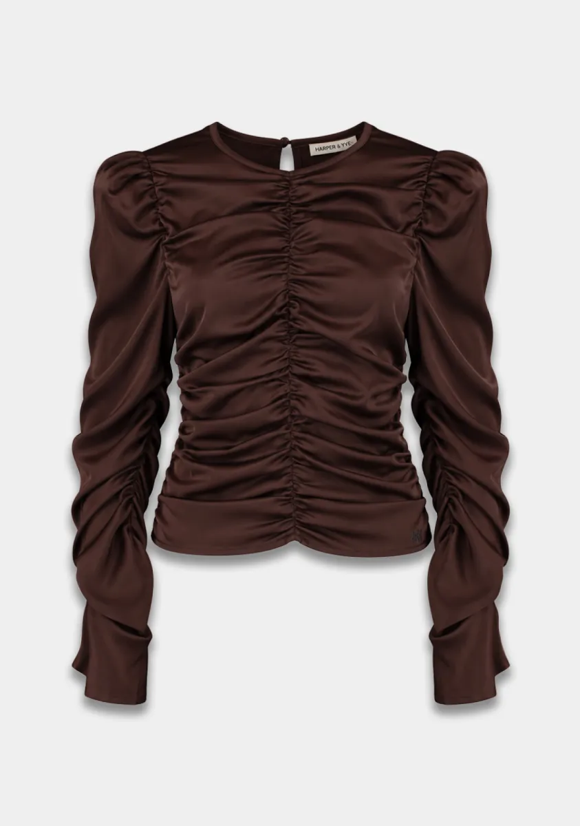 Harper & Yve-Donna-DW6P608-1035 Chocolate Martine-CHOCOLADE