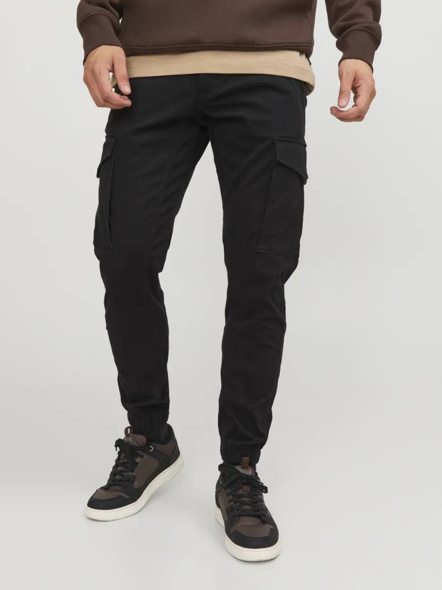 JACK & JONES-JPSTPAUL JJFLAKE AKM 542 BLACK-12139912-Black-BLACK
