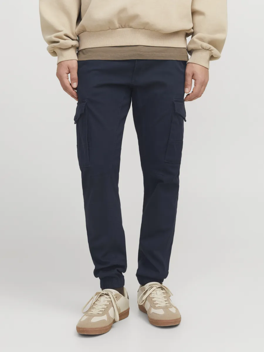 JACK & JONES-JPSTPAUL JJFLAKE ANA 542 NAVY BLAZE-12169582-Navy blazer-NAVY
