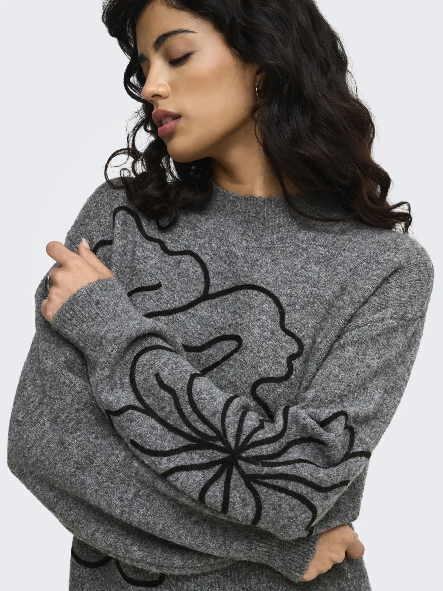 jdy-jdyjella-l-s-flower-dress-knt-15370844-medium-grey-melange-grijs-combinaties-2 JDY-JDYJELLA L/S FLOWER DRESS KNT-15370844-Medium Grey Melange-GRIJS COMBINATIES