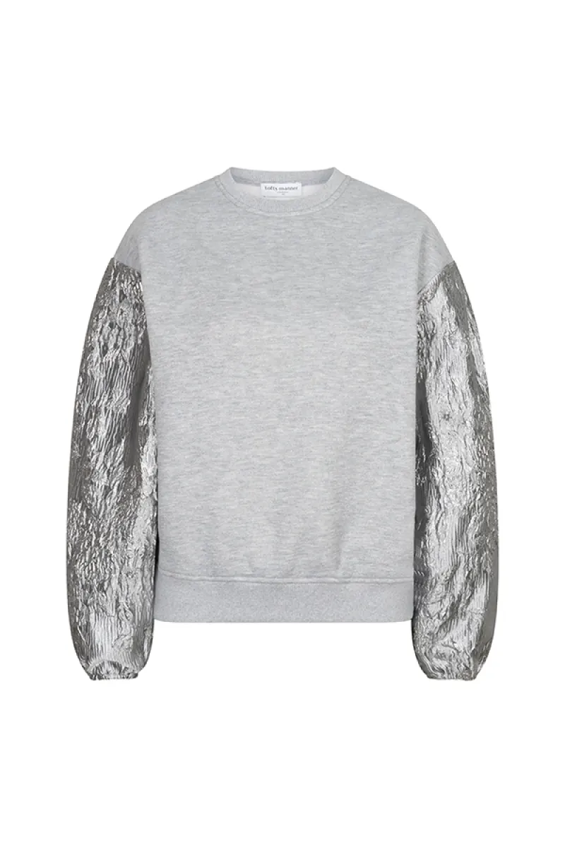 LOFTY MANNER-Jara-RK12-Contrast Sleeve-GRIJS