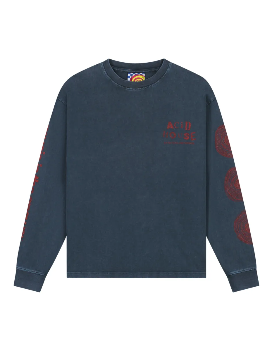 Lovelee Dae-Chuck acid house ls-LLD000060-227 Big dipper-DONKER BLAUW