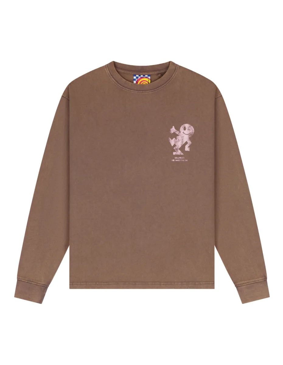 Lovelee Dae-Chuck jack logo ls-LLD000066-230 Trippy taupe-TAUPE