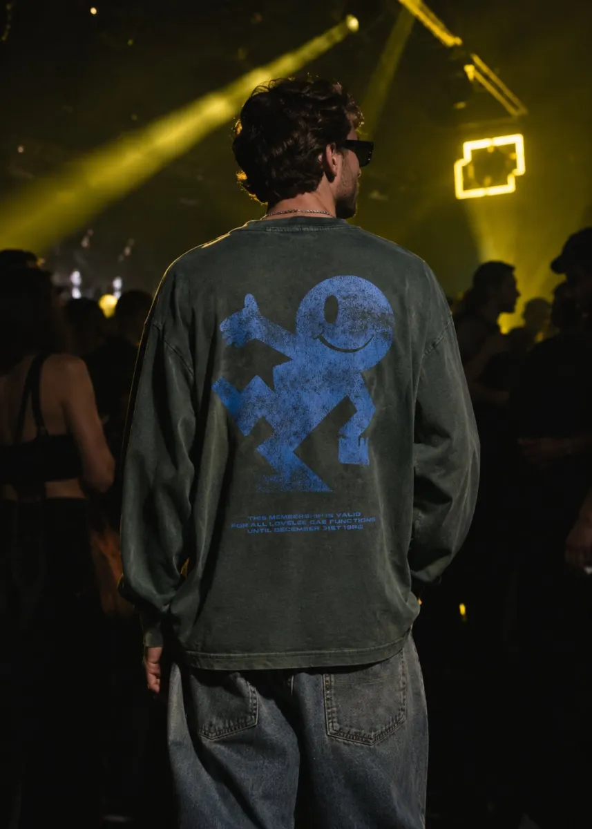 Lovelee Dae-Chuck jack logo ls-LLD000066-231 Groovy green-GROEN