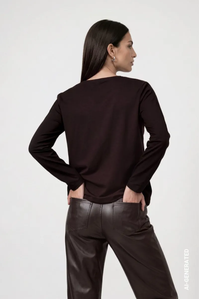monari-blouse-with-jewelry-810104-567-black-coffee-cafe-5 Monari-Blouse with jewelry-810104-567 Black coffee-CAFE