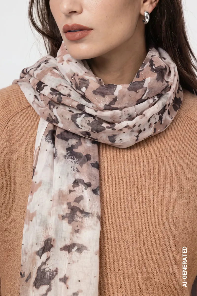 monari-houndstooth-patterned-scarf-810055-528-brown-sugar-pattern-bruin-2 Monari-Houndstooth-patterned scarf-810055-528 Brown sugar pattern-BRUIN