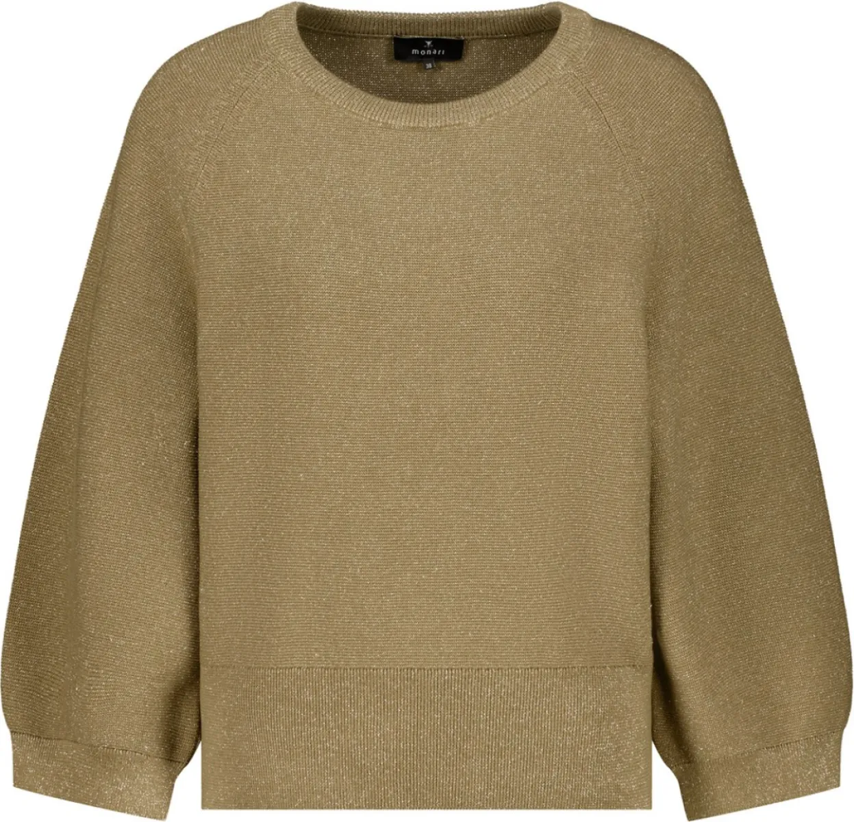 Monari-Lurex trui-809949-625 Forest-GROEN
