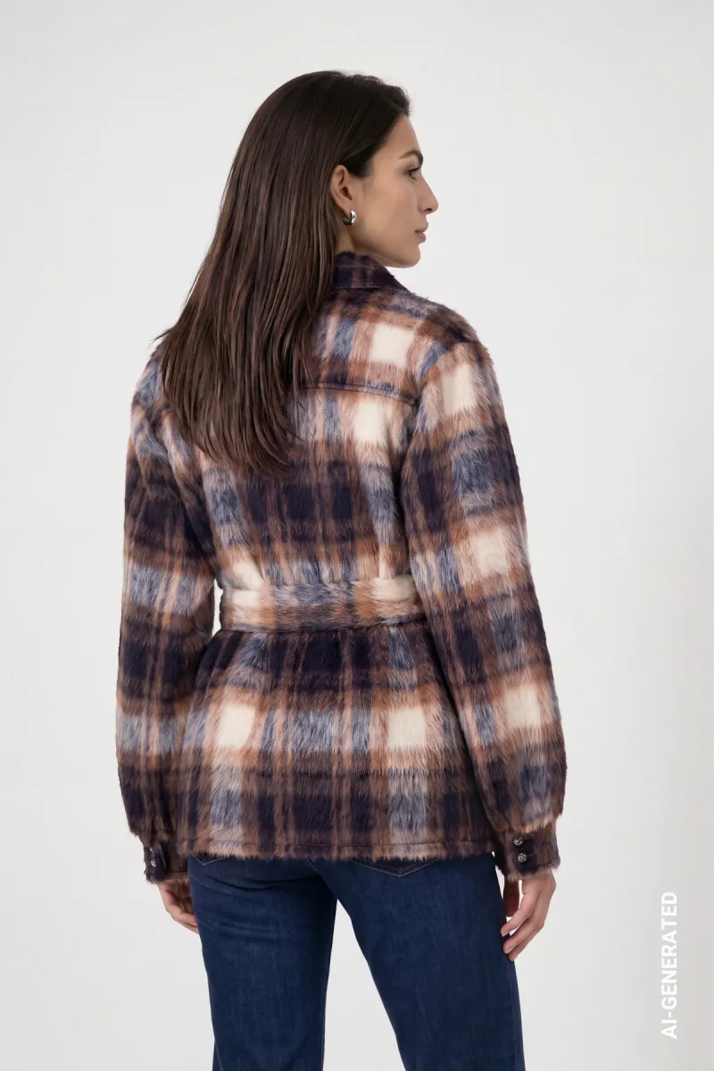 monari-plaid-shirt-jacket-with-tie-belt-810137-554-tiramisu-pattern-bruin-4 Monari-Plaid shirt jacket with tie belt-810137-554 Tiramisu pattern-BRUIN