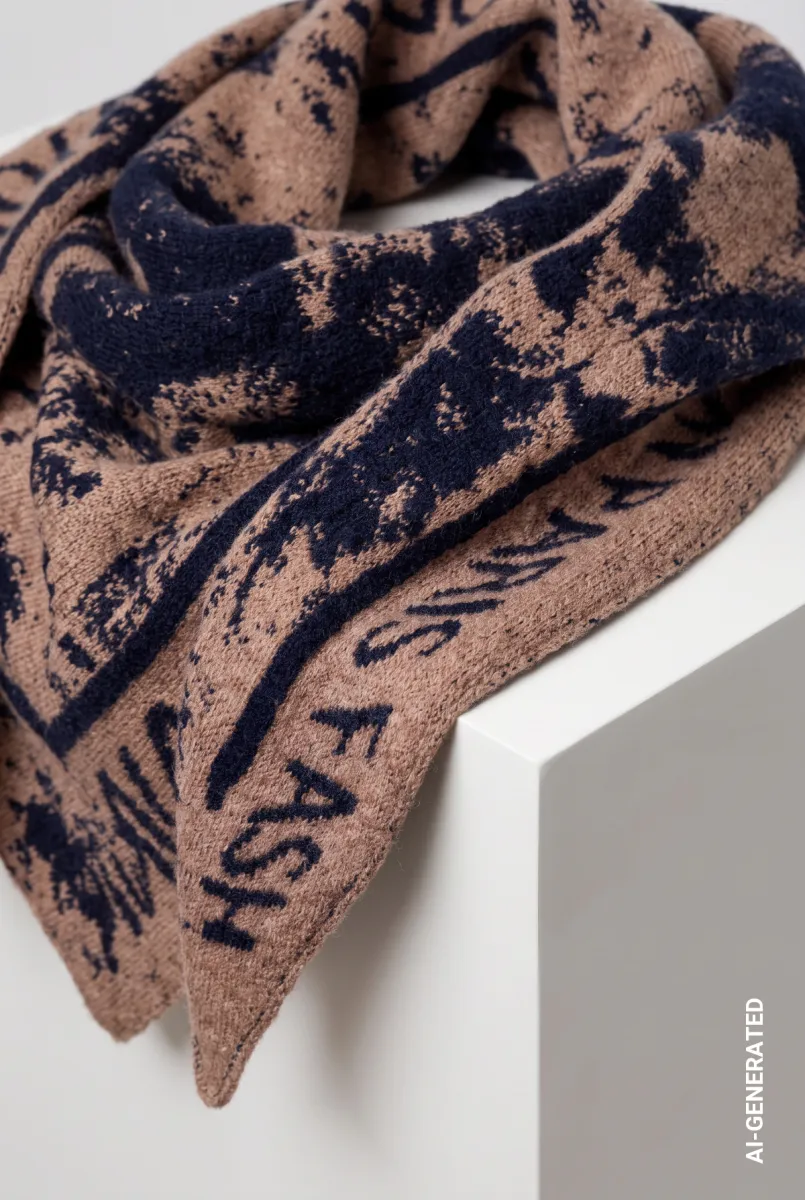 monari-scarf-with-jacquard-pattern-810388-554-tiramisu-pattern-bruin-3 Monari-Scarf with jacquard pattern-810388-554 Tiramisu pattern-BRUIN