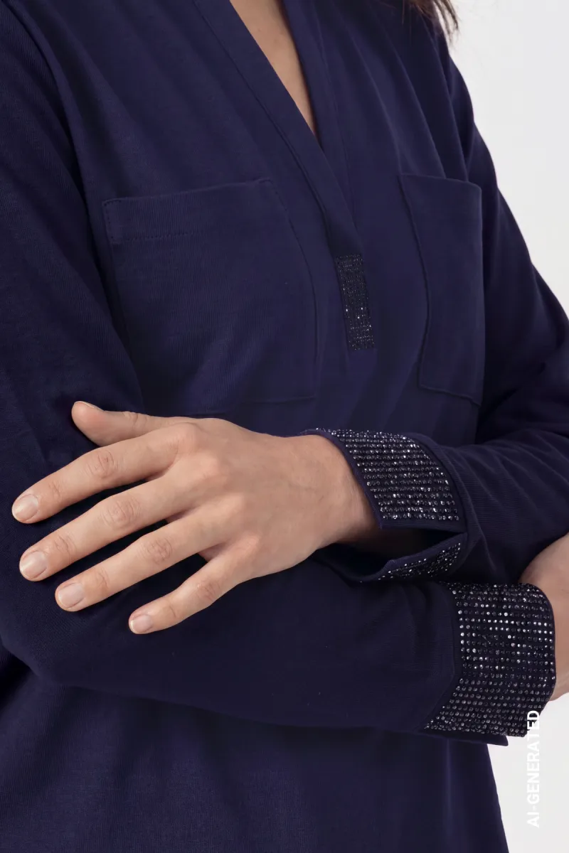 monari-shirt-blouse-with-rhinestones-810493-790-dark-blue-donker-blauw-4 Monari-Shirt blouse with rhinestones-810493-790 Dark blue-DONKER BLAUW