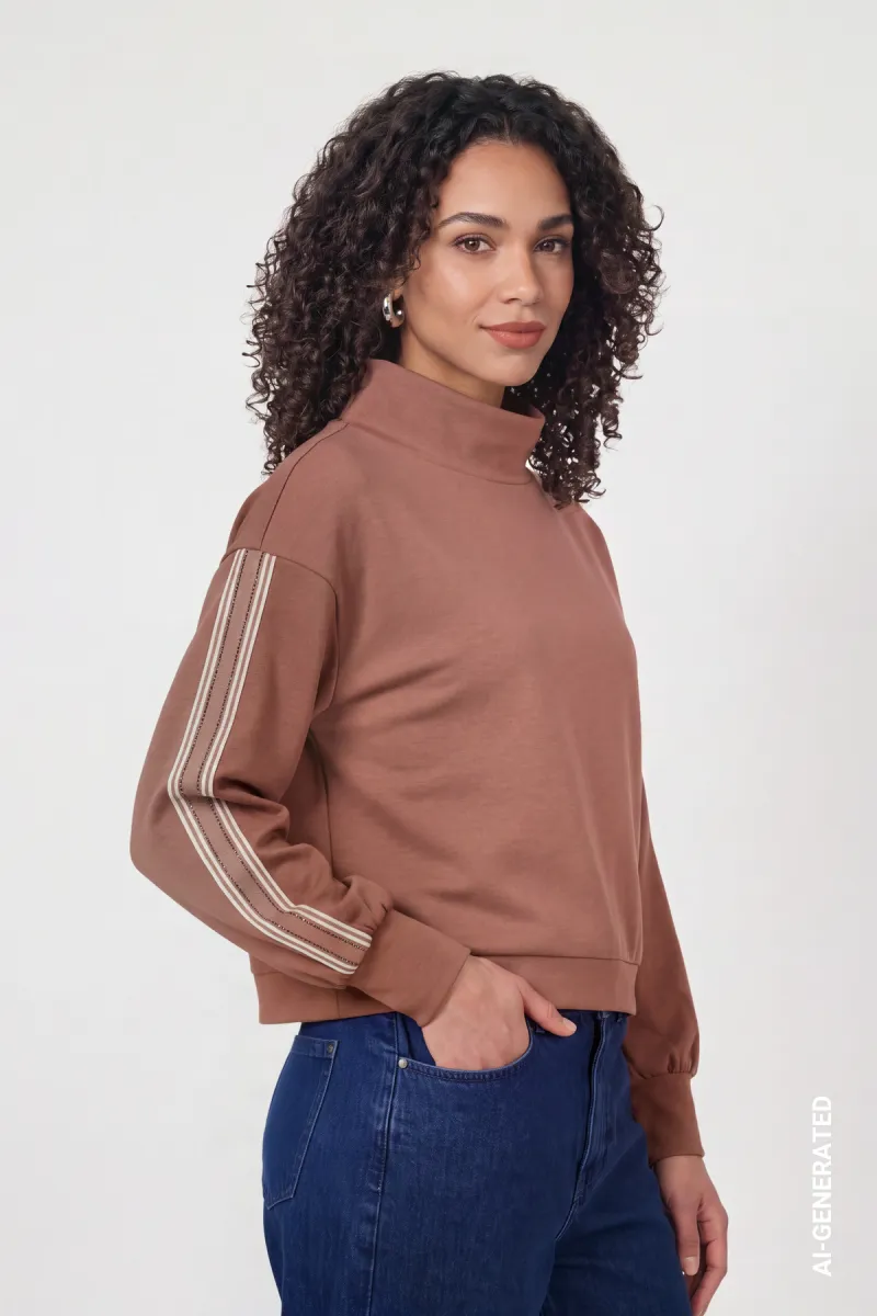 monari-sweatshirt-with-stripes-810534-552-tiramisu-bruin-3 Monari-Sweatshirt with stripes-810534-552 Tiramisu-BRUIN