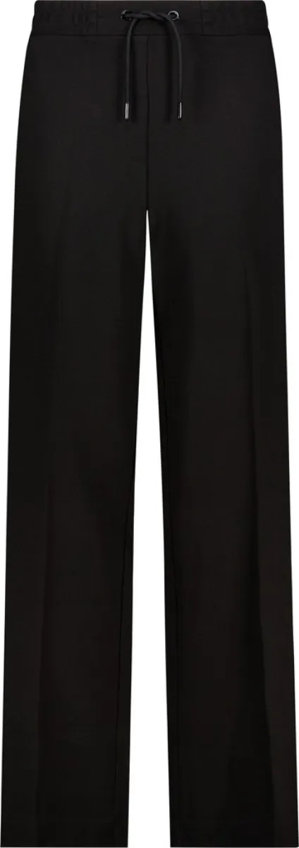 Monari-Wide-leg jogger-810119-999 Black-ZWART