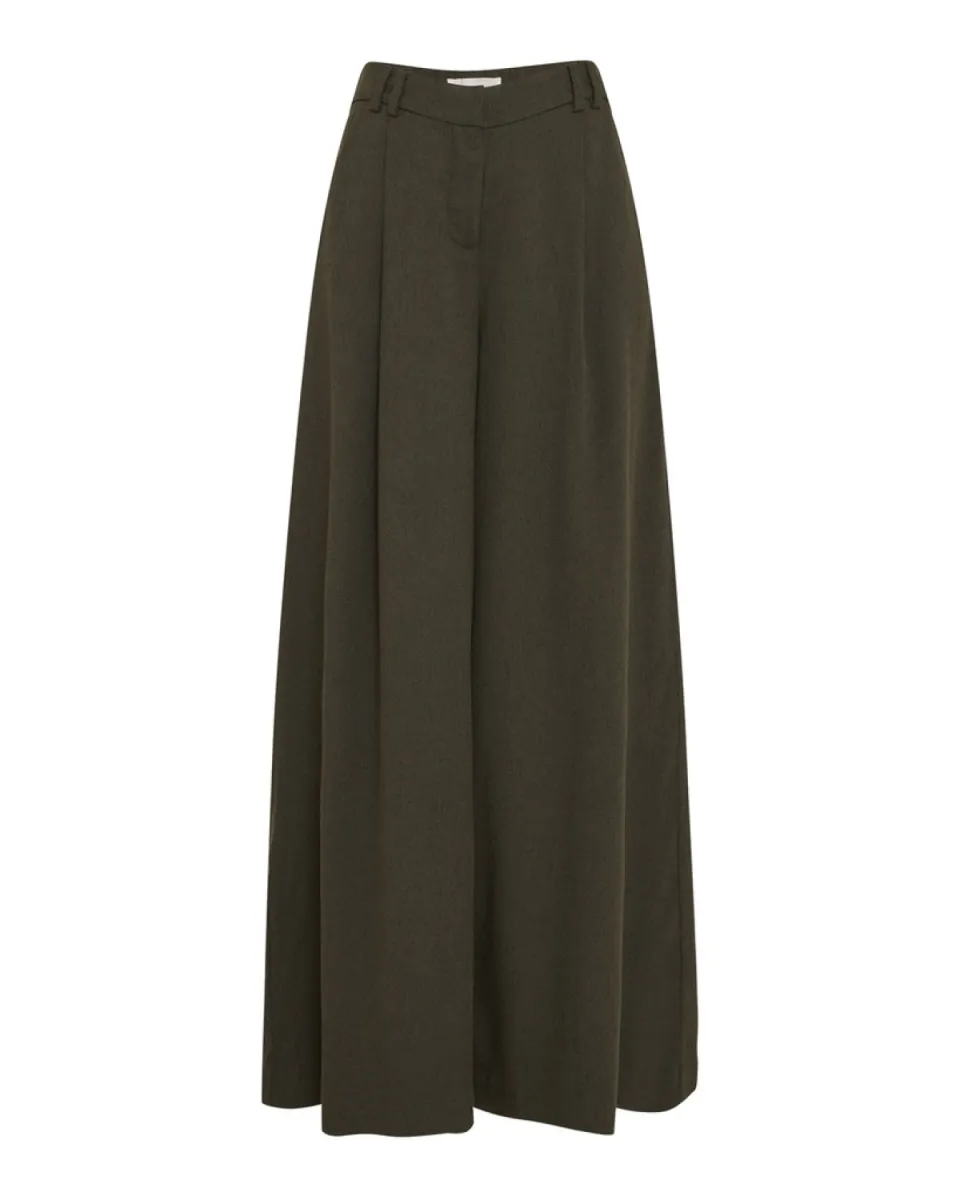 MOSS COPENHAGEN-Cabrie HW Pants-20058-Forest-GROEN