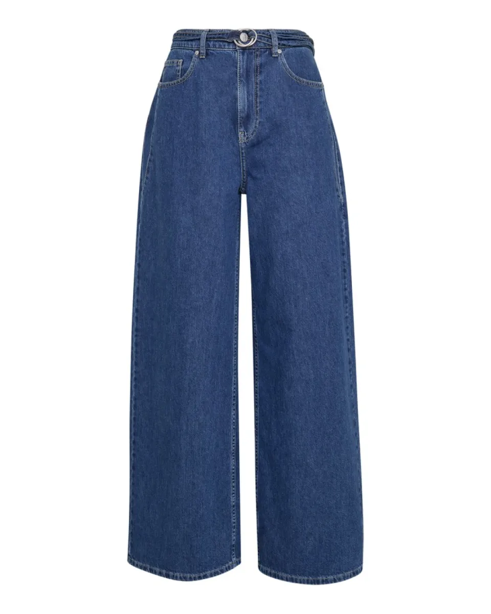 MOSS COPENHAGEN-Loa Lis HW Boxy Wide Jeans Long-20203-Mid Blue Wash-DENIM
