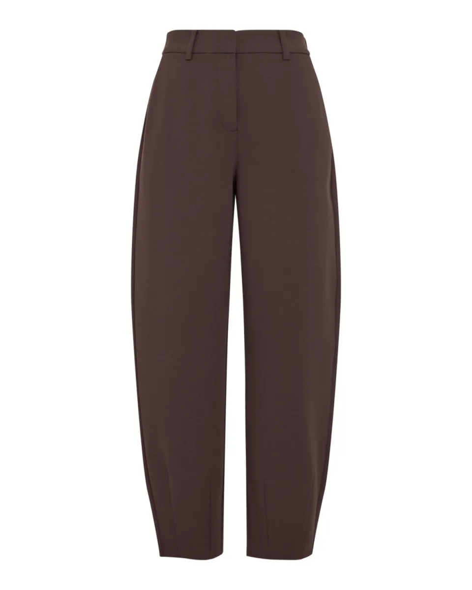 MOSS COPENHAGEN-Macy Michelle HW Barrel Pants-20255-Mole-BRUIN