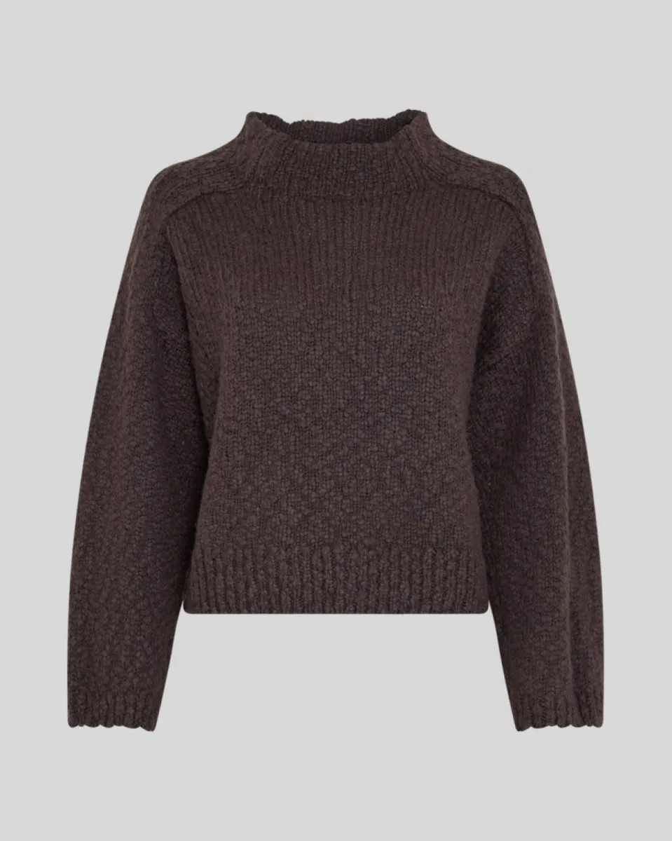 MOSS COPENHAGEN-Wigga M Pullover-20183-Mole-BRUIN