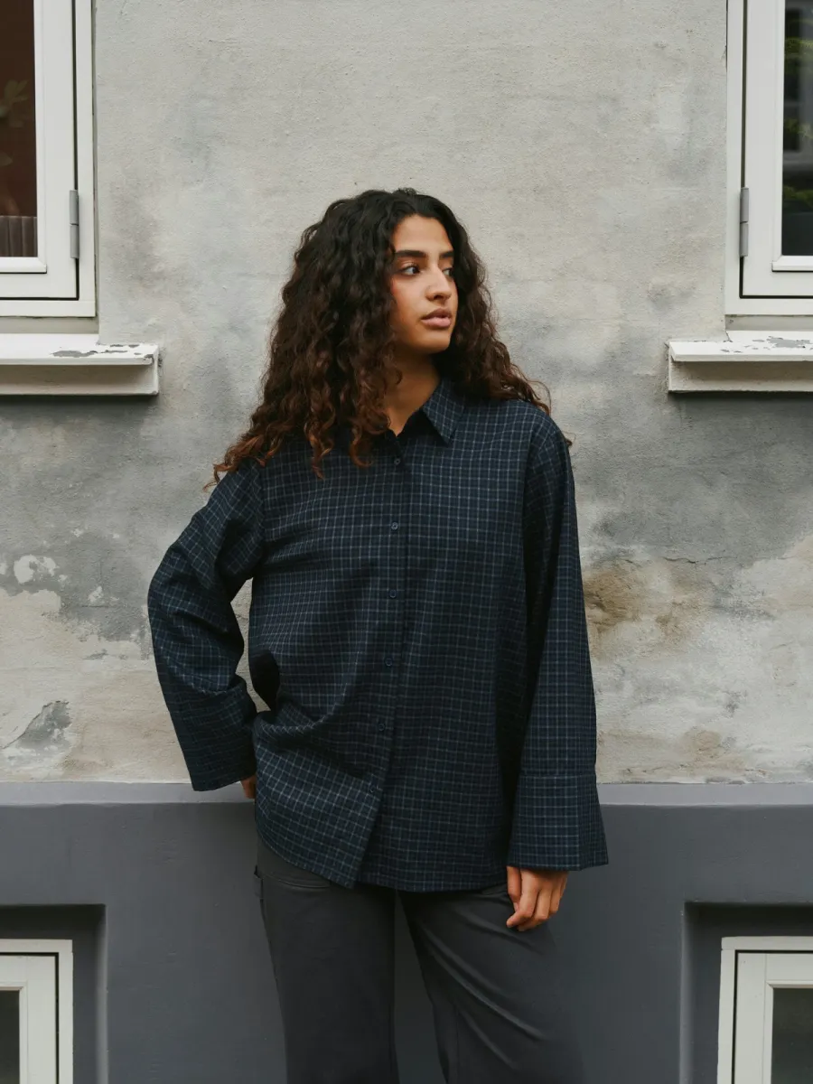 neo-noir-dita-check-shirt-170763-534-dark-blue-donker-blauw-1 Neo Noir-Dita Check Shirt-170763-534 Dark Blue-DONKER BLAUW