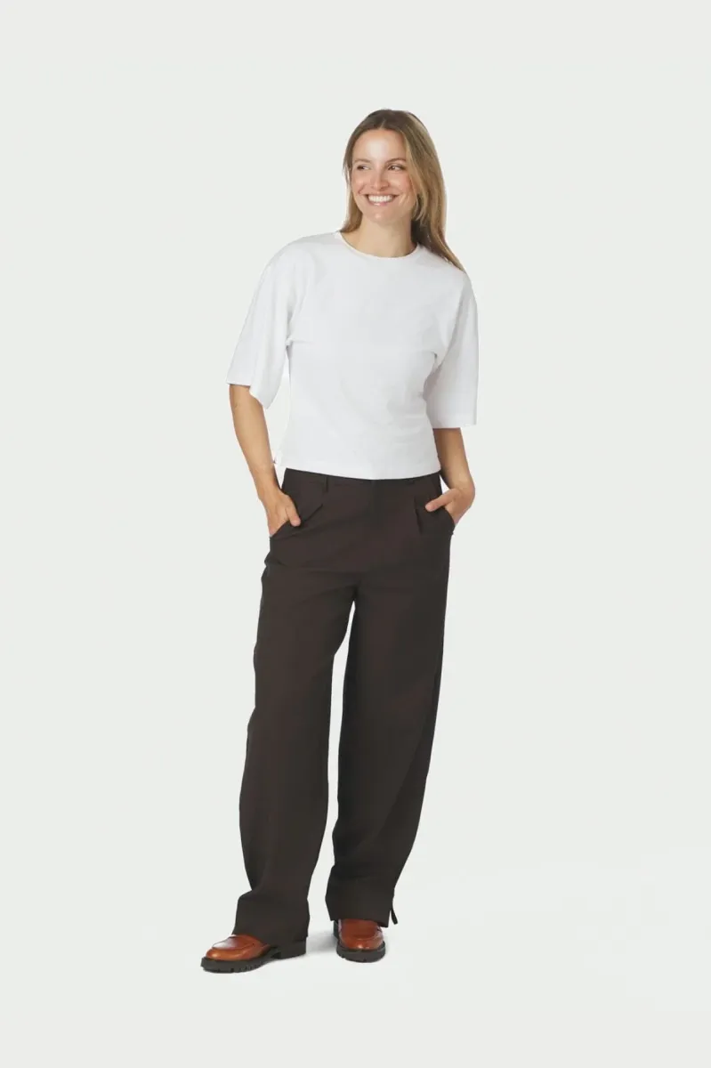 neo-noir-isotta-structure-tie-pants-170430-676-dark-brown-donker-bruin-3 Neo Noir-Isotta Structure Tie Pants-170430-676 Dark Brown-DONKER BRUIN