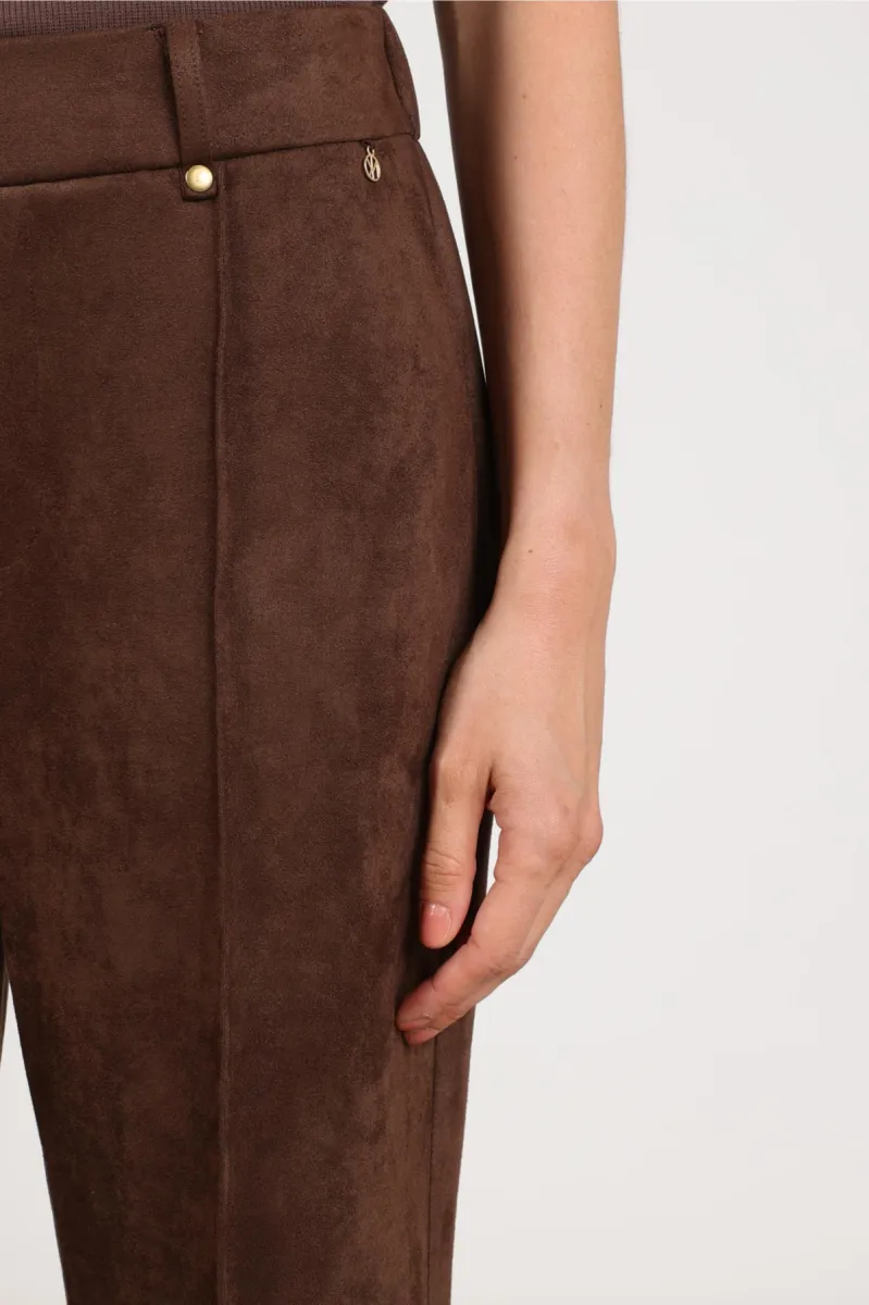 nukus-jill-pant-suedine-nkf09121-334-chocolate-chocolade-3 NUKUS-Jill Pant Suedine-NKF09121-334 Chocolate-CHOCOLADE