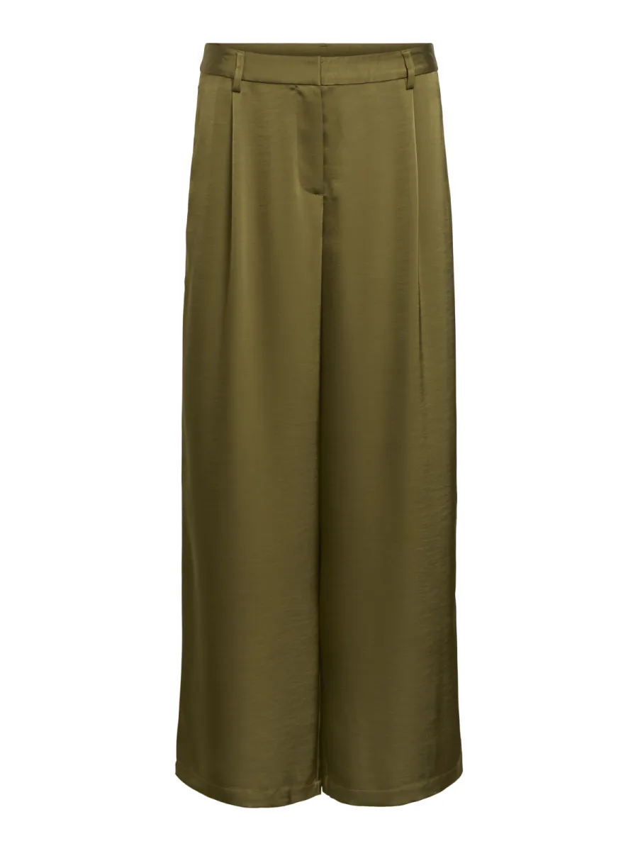 OBJECT-OBJCHILLI WIDE PANT 148 DIV-23050941-Martini Olive-OLIJF