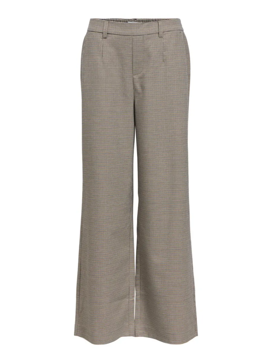 OBJECT-OBJLISA WIDE PANT AOP NOOS-23040544-Sky Captain Checks-NAVY