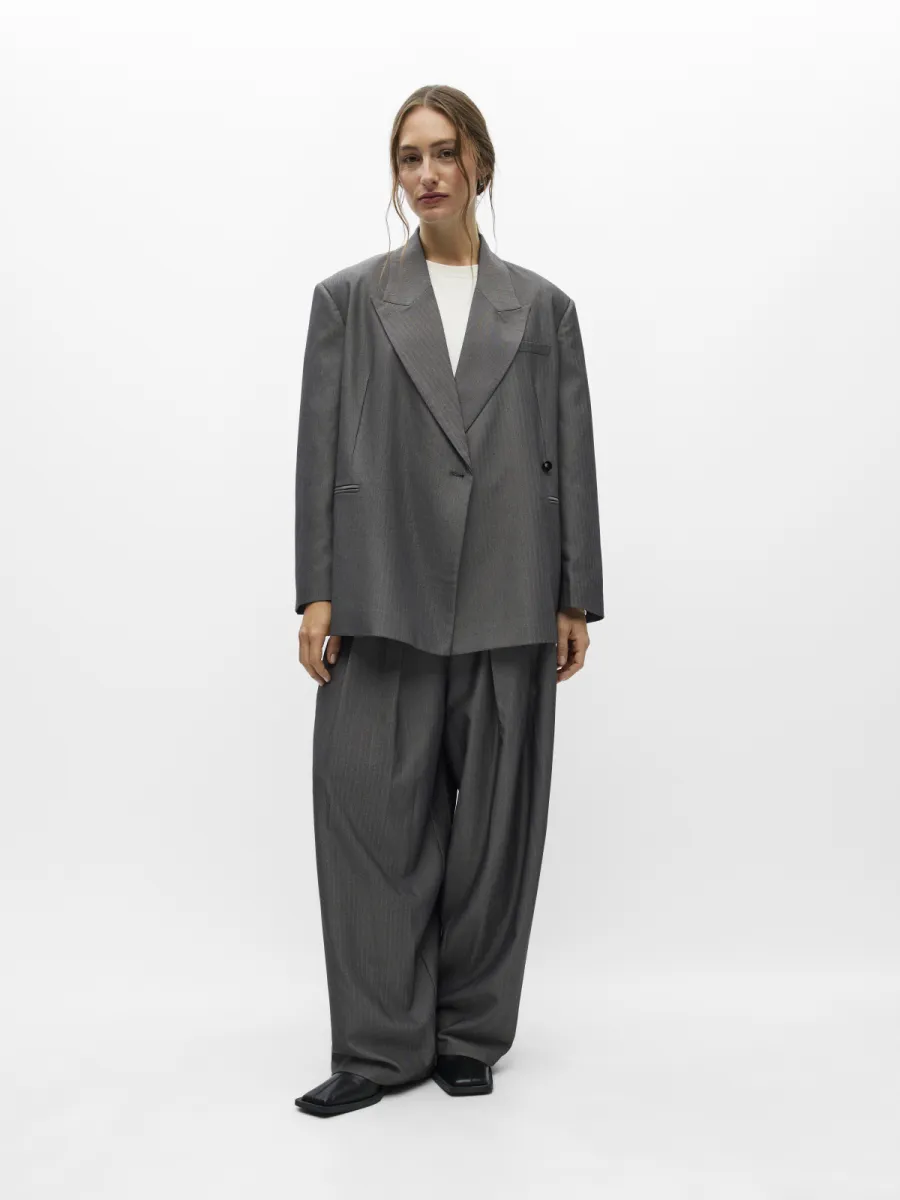 object-objnoami-oz-wrap-blazer-147-23050088-gunmetal-metal-3 OBJECT-OBJNOAMI OZ WRAP BLAZER 147-23050088-Gunmetal-METAL