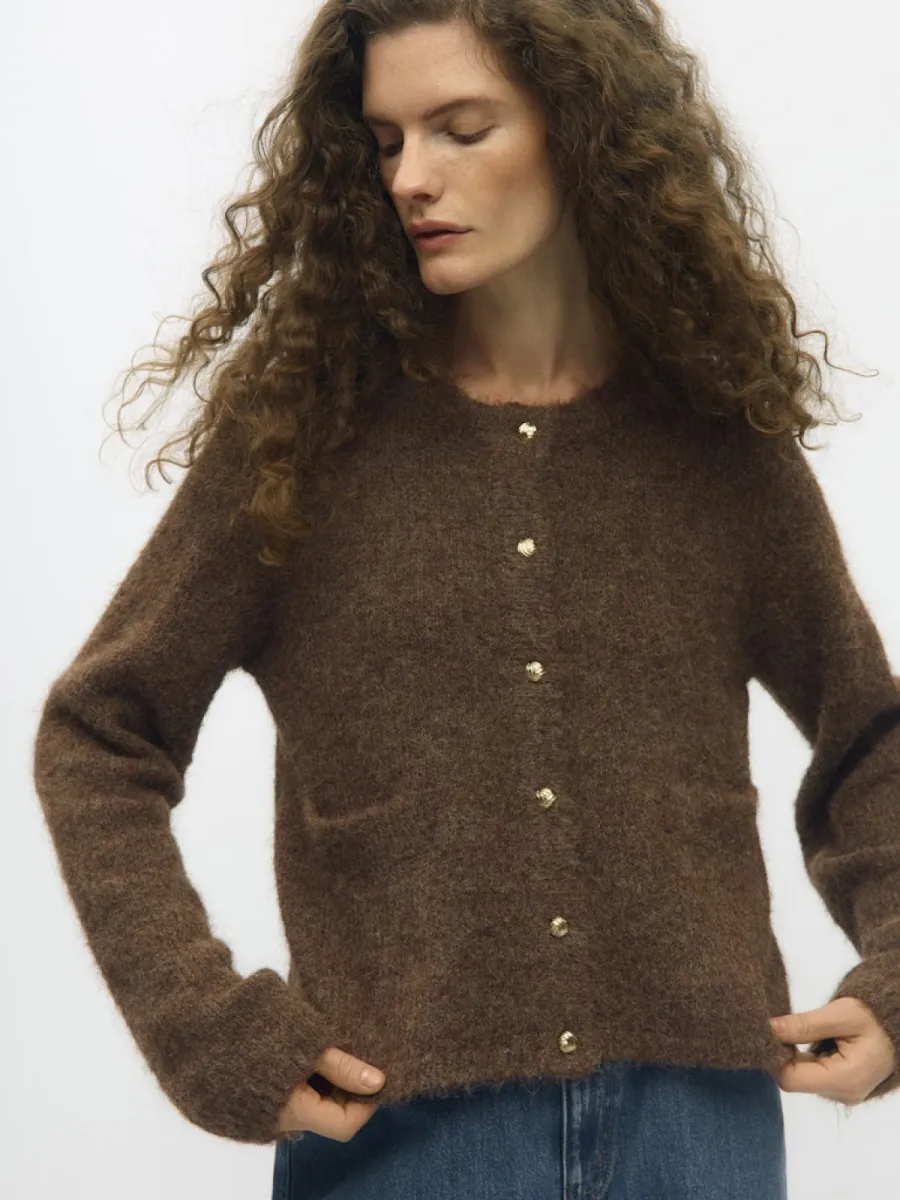 object-objsaggia-re-l-s-knit-cardigan-noos-23046886-carafe-bruin-2 OBJECT-OBJSAGGIA RE L/S KNIT CARDIGAN NOOS-23046886-Carafe-BRUIN