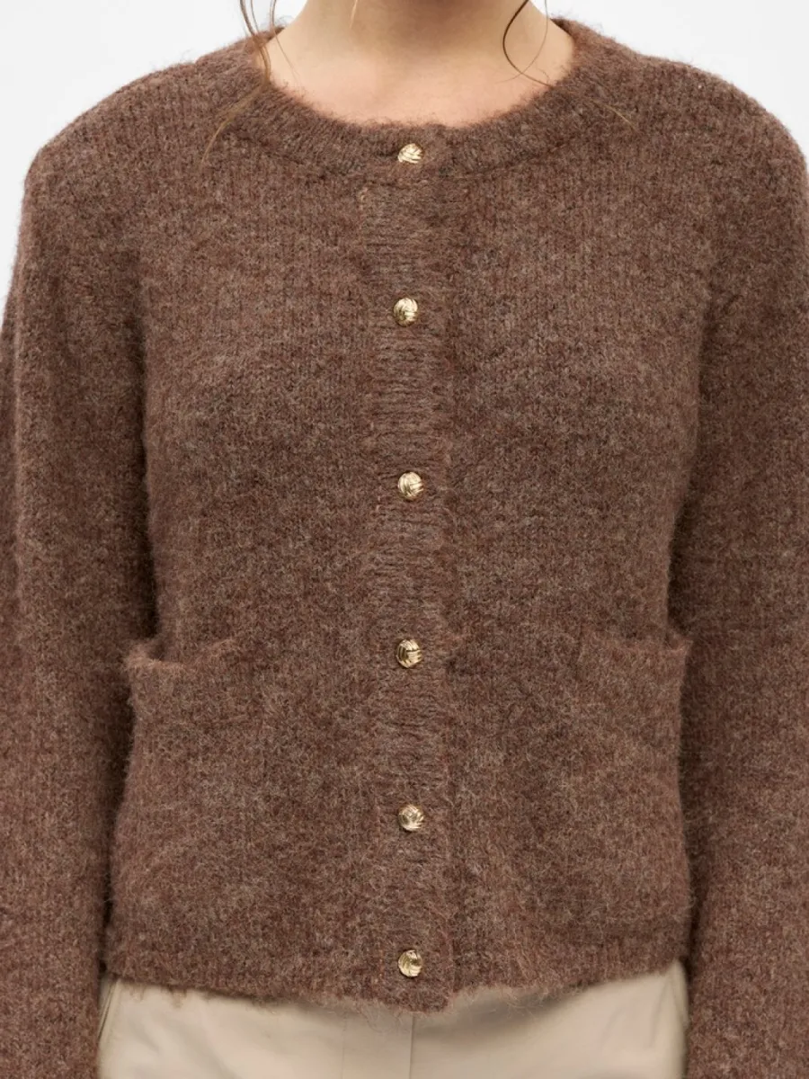 object-objsaggia-re-l-s-knit-cardigan-noos-23046886-carafe-bruin-6 OBJECT-OBJSAGGIA RE L/S KNIT CARDIGAN NOOS-23046886-Carafe-BRUIN
