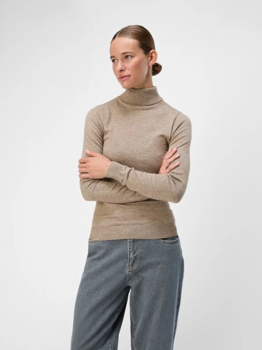 object-objthess-l-s-rollneck-knit-pullover-23033228-desert-taupe-taupe-1 OBJECT-OBJTHESS L/S ROLLNECK KNIT PULLOVER-23033228-Desert Taupe-TAUPE