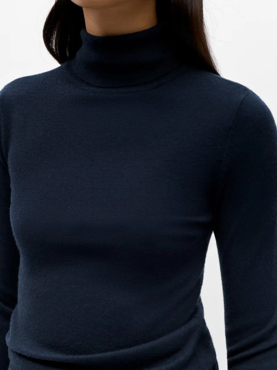 object-objthess-l-s-rollneck-knit-pullover-23033228-sky-captain-navy-3 OBJECT-OBJTHESS L/S ROLLNECK KNIT PULLOVER-23033228-Sky Captain-NAVY