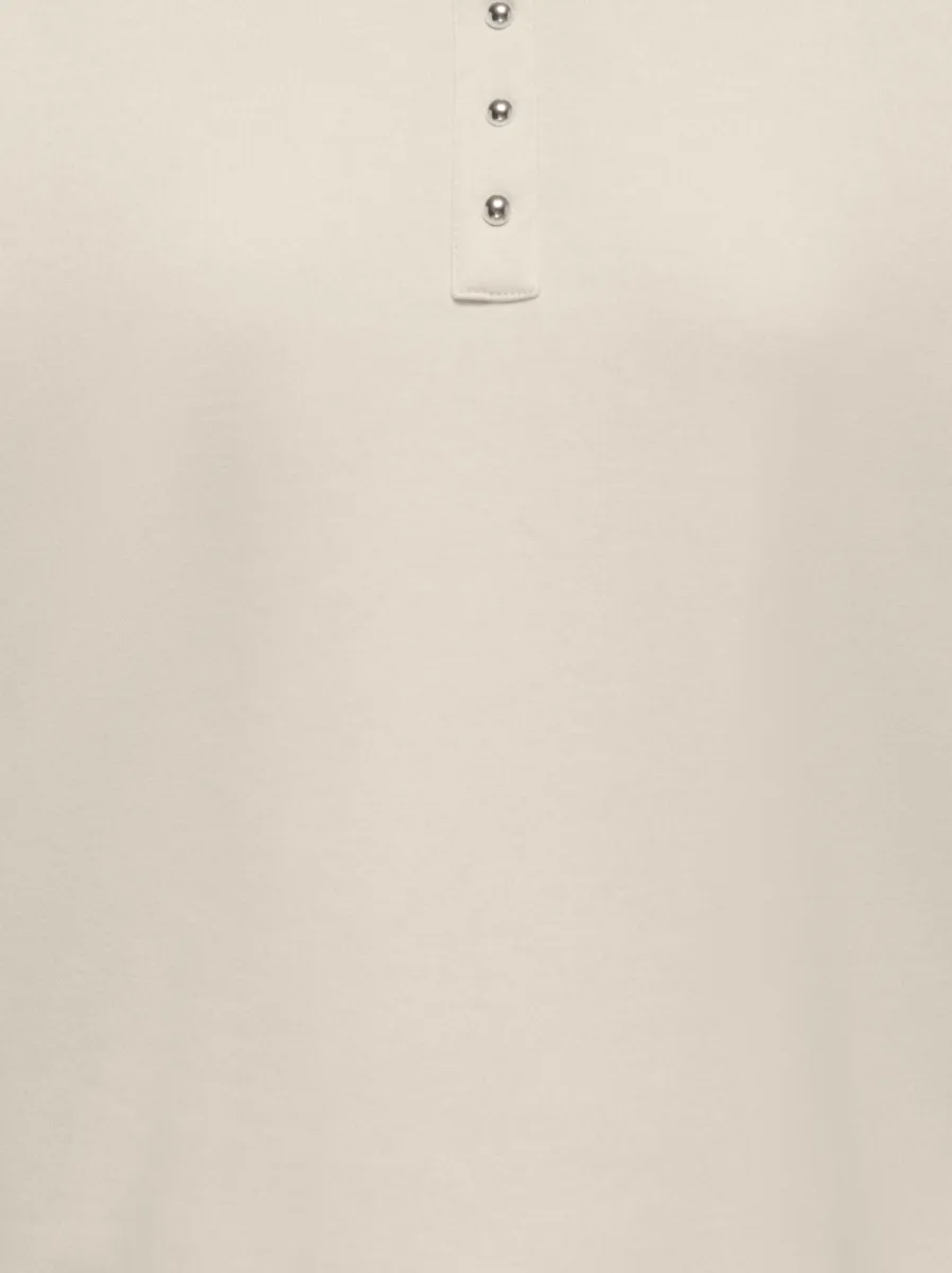 ONLY-ONLCORALIE L/S BUTTON COLLAR SWT-15383346-Birch-CREME