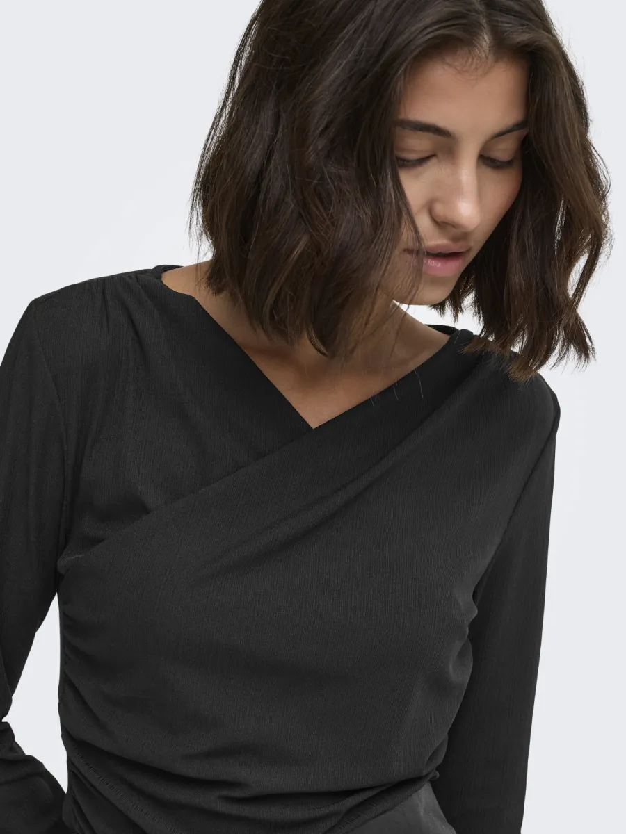 only-onllexi-l-s-wrap-top-jrs-15383493-black-black-2 ONLY-ONLLEXI L/S WRAP TOP JRS-15383493-Black-BLACK