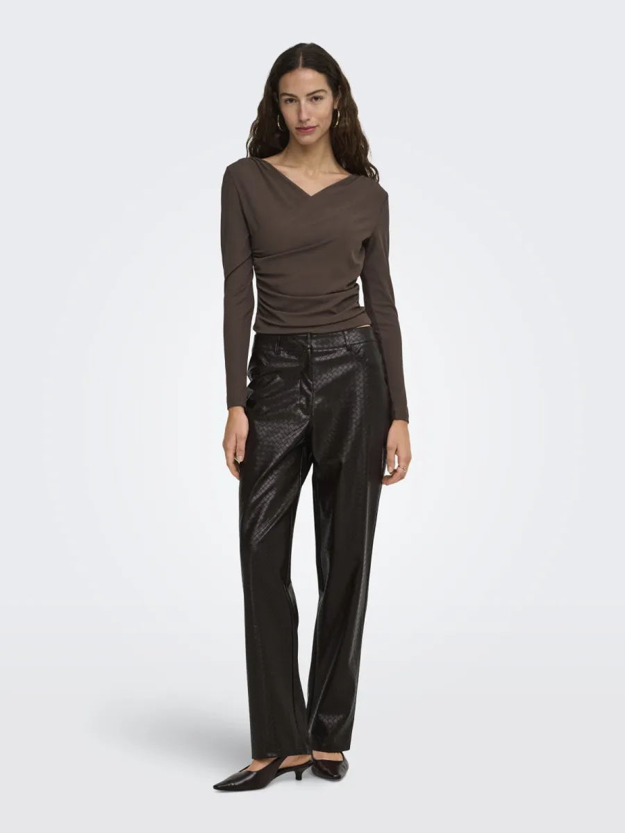 only-onllexi-l-s-wrap-top-jrs-15383493-coffee-bean-cafe-4 ONLY-ONLLEXI L/S WRAP TOP JRS-15383493-Coffee Bean-CAFE