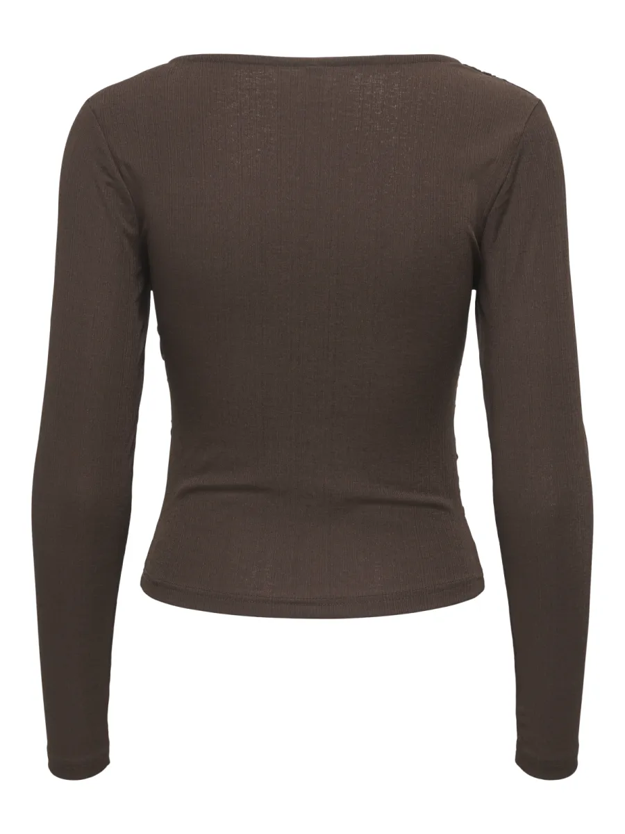 only-onllexi-l-s-wrap-top-jrs-15383493-coffee-bean-cafe-6 ONLY-ONLLEXI L/S WRAP TOP JRS-15383493-Coffee Bean-CAFE