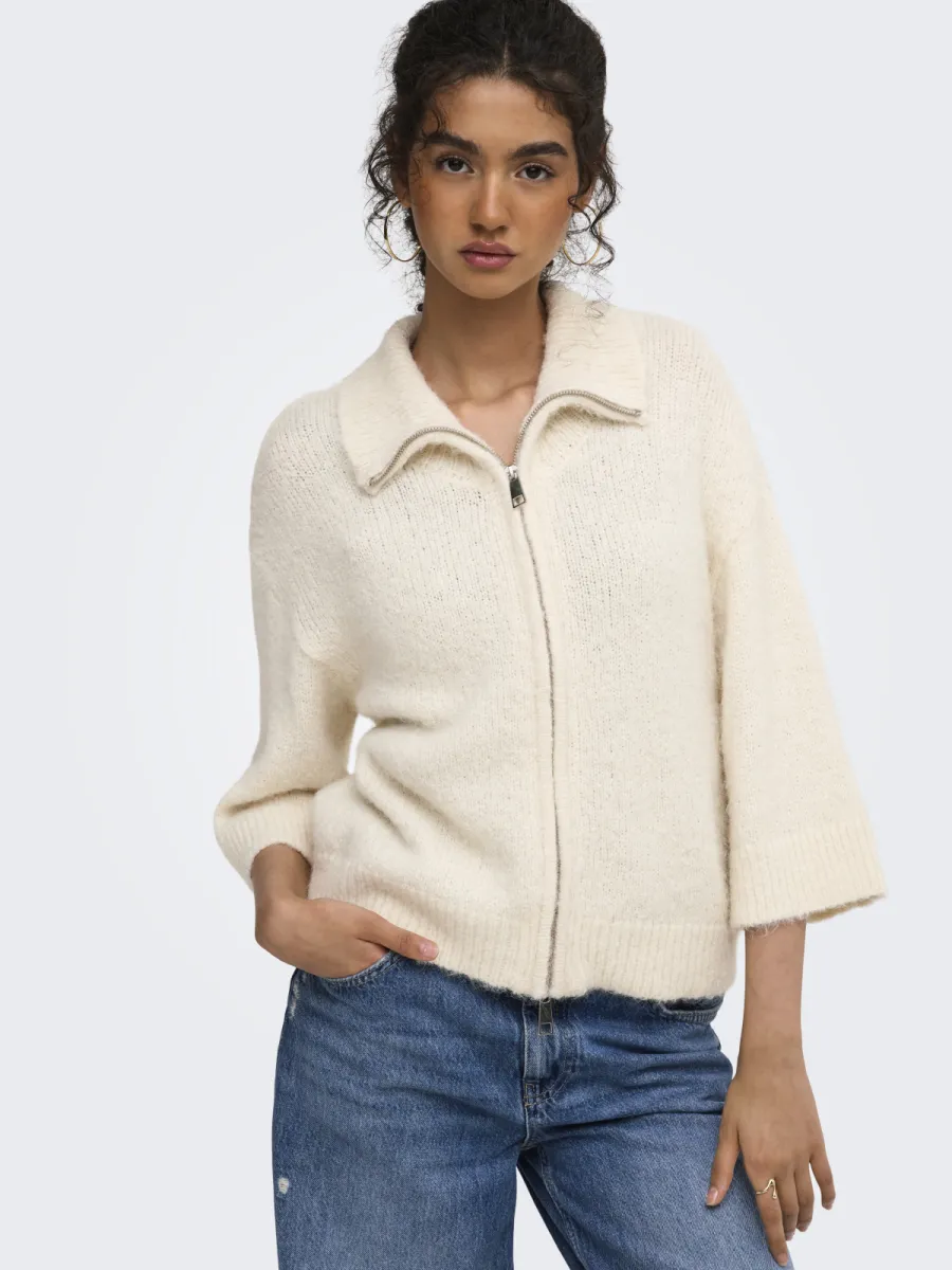 only-onlmaggie-3-4-wide-zip-cardi-cc-knt-15375131-birch-creme-1 ONLY-ONLMAGGIE 3/4 WIDE ZIP CARDI CC KNT-15375131-Birch-CREME