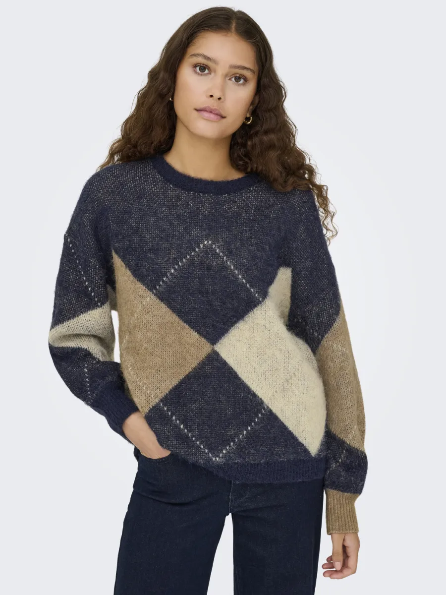 only-onlnoeme-life-ls-jq-o-neck-knt-15353226-night-sky-blauw-combinatie-3 ONLY-ONLNOEME LIFE LS JQ O-NECK KNT-15353226-Night Sky-BLAUW COMBINATIE