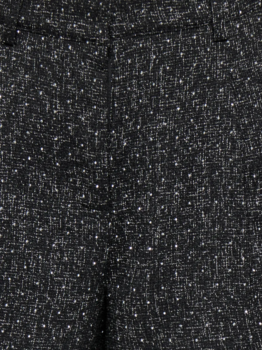 ONLY-ONLYULE HW RHINESTONE SHORTS PNT-15382086-Black Melange-ZWART COMBINATIES