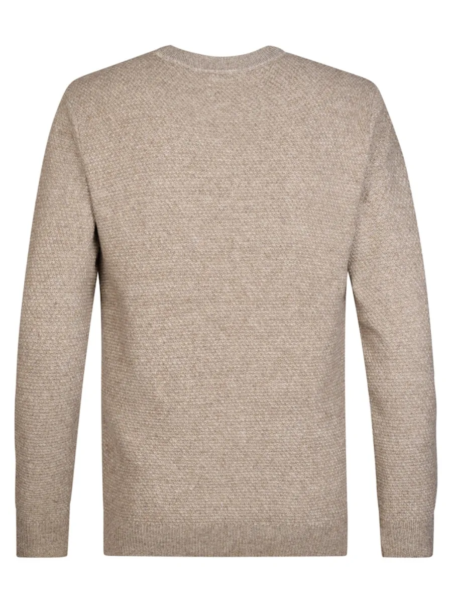 petrol-industries-men-knitweark-round-neck-basic-m-3060-kwr236-7140-oak-bruin-6 PETROL INDUSTRIES-Men knitweark round neck basic-M-3060-KWR236-7140 Oak-BRUIN