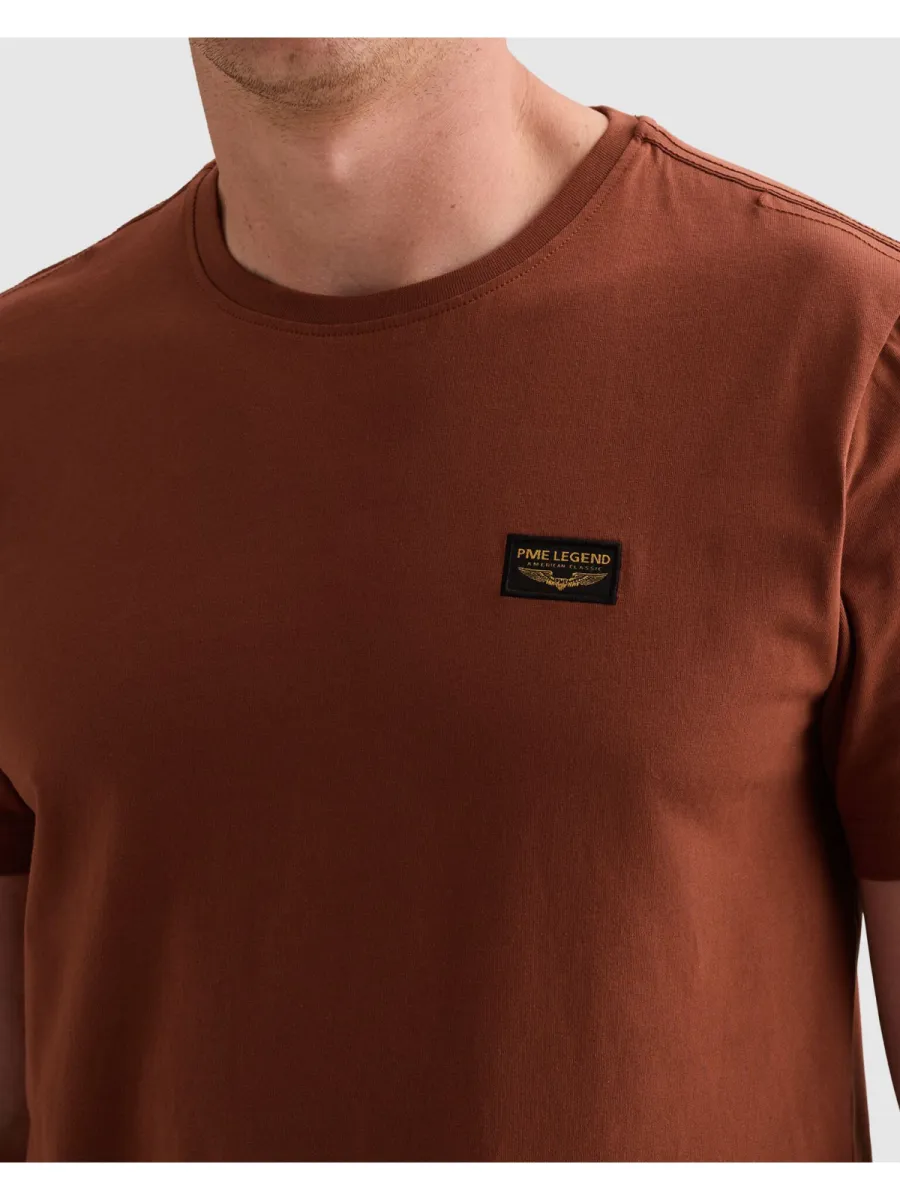 PME LEGEND-American classic tee-PTSS2608599-8178 Arabian spice-BRUIN
